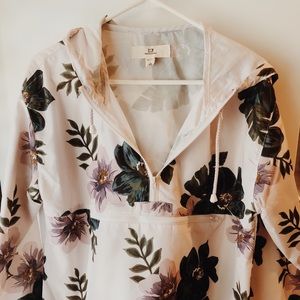 thread + supply floral windbreaker